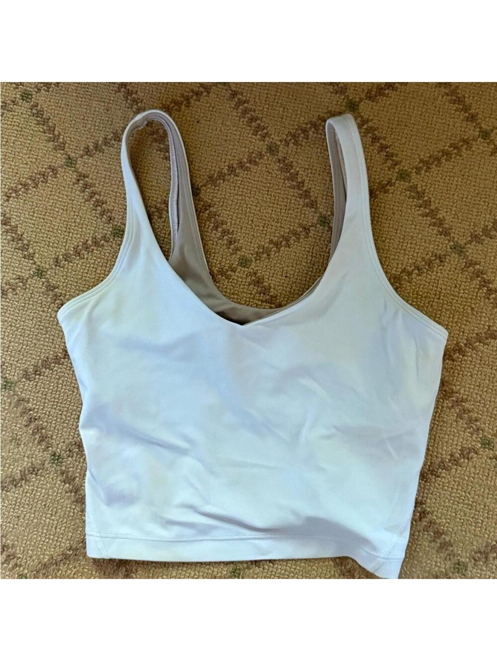 lululemon Align cropped Tank Top sports bra White 4